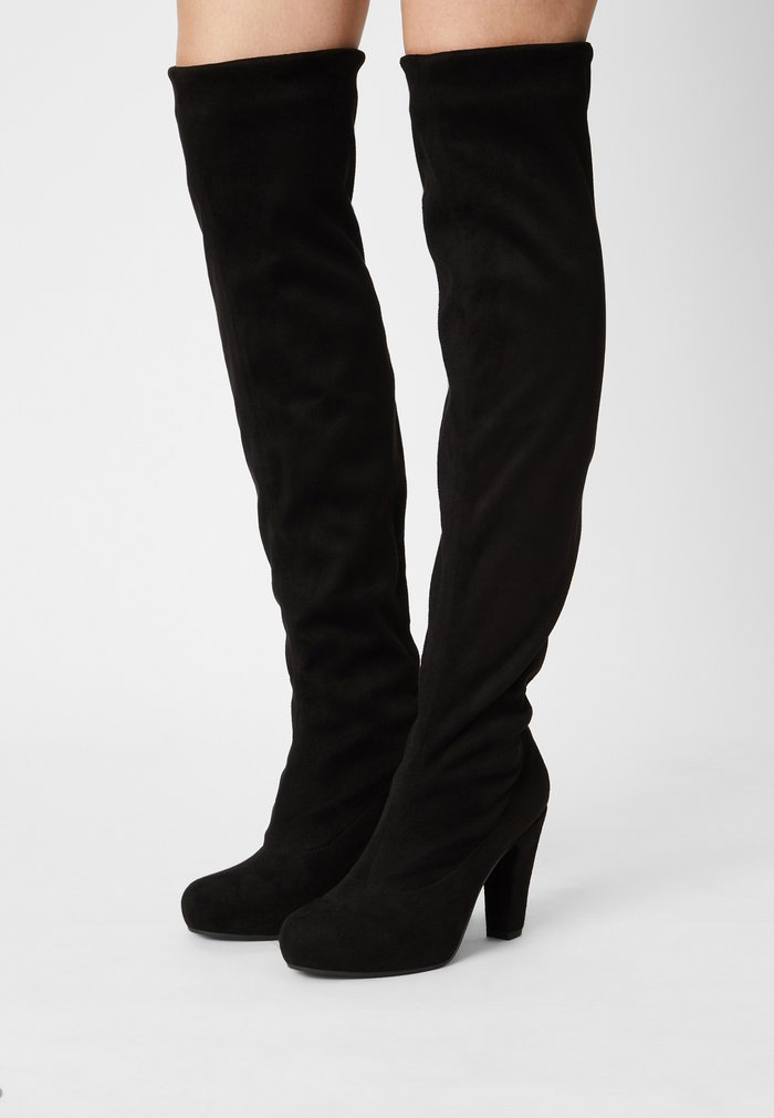 Bottes à Talons Anna Field High Noir Femme | LBE-7060112